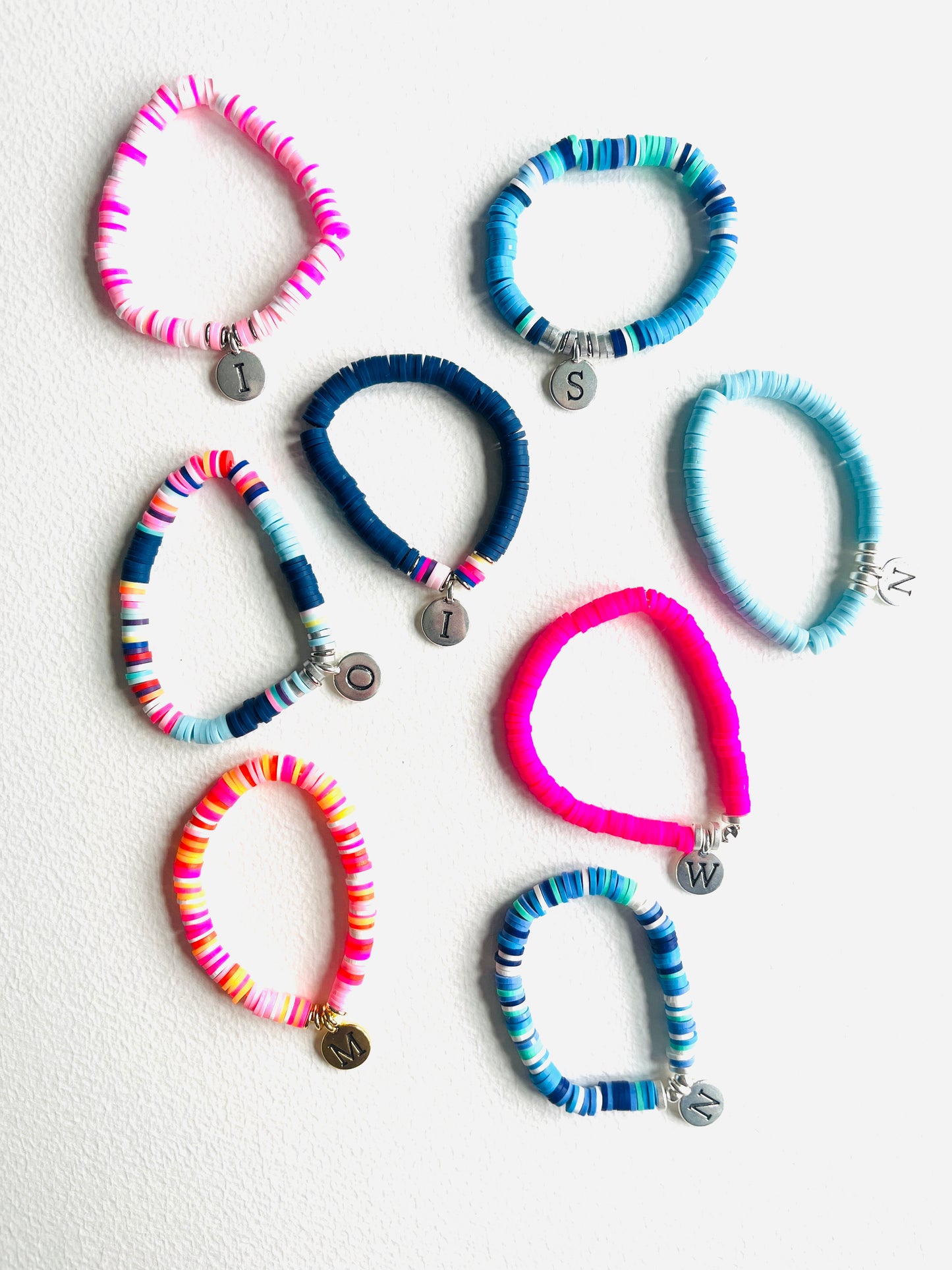 Happy Heishi bead bracelets!