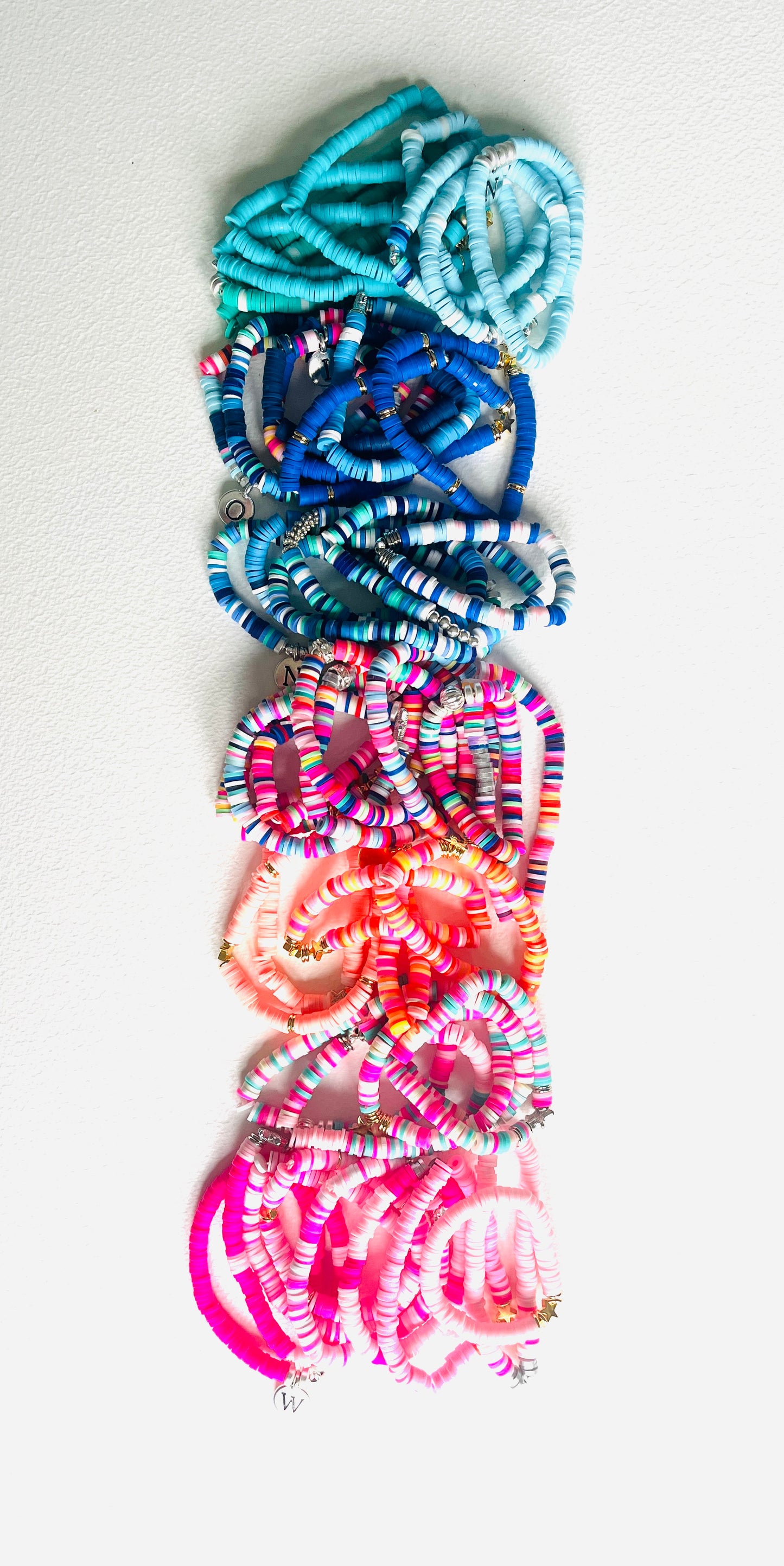 Happy Heishi bead bracelets!