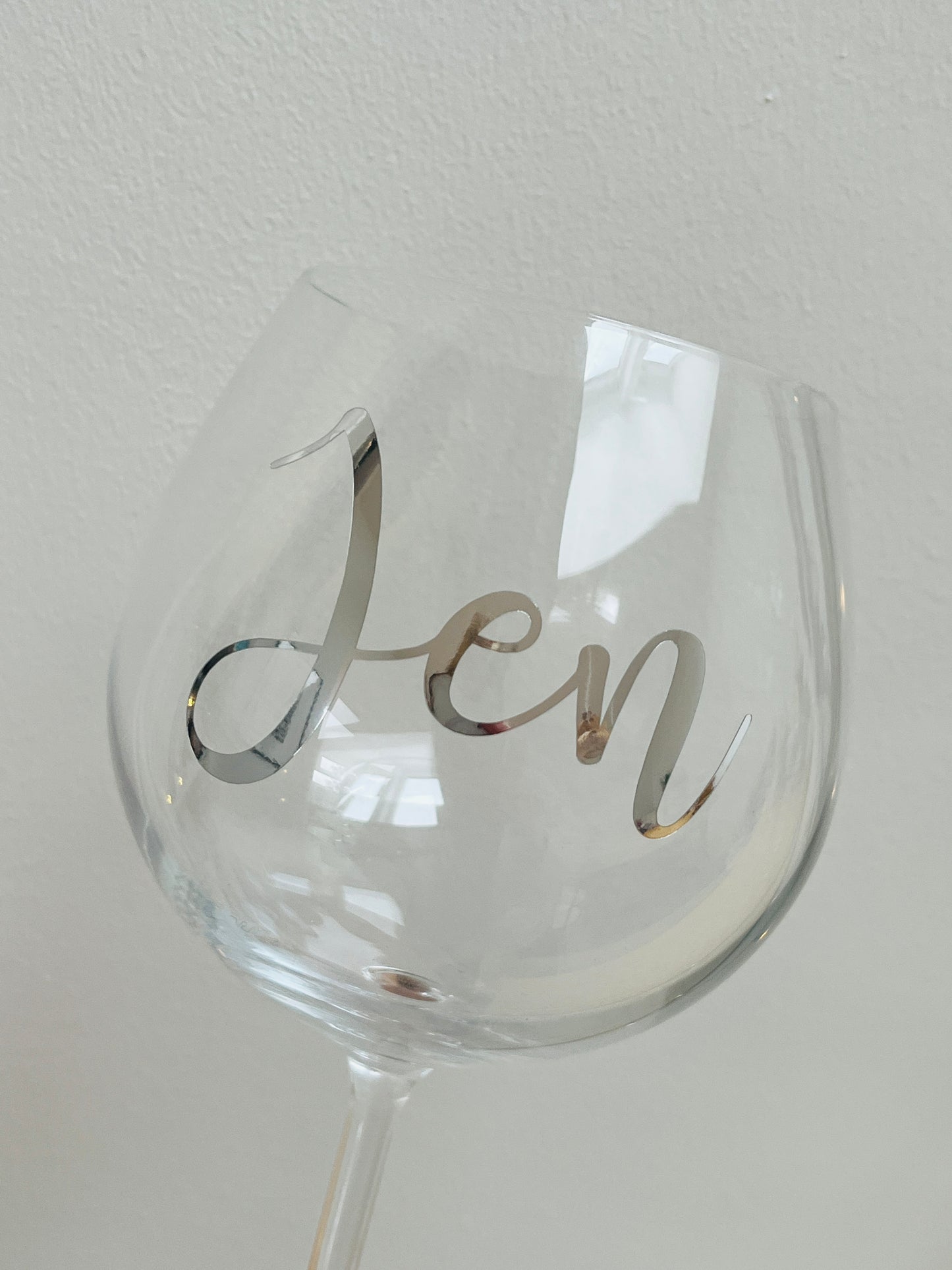 Personalised glass, candle and chocolate gift box