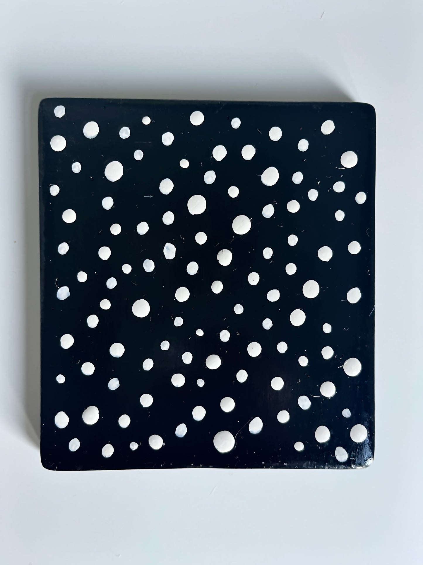 “Spotty dotty” coasters
