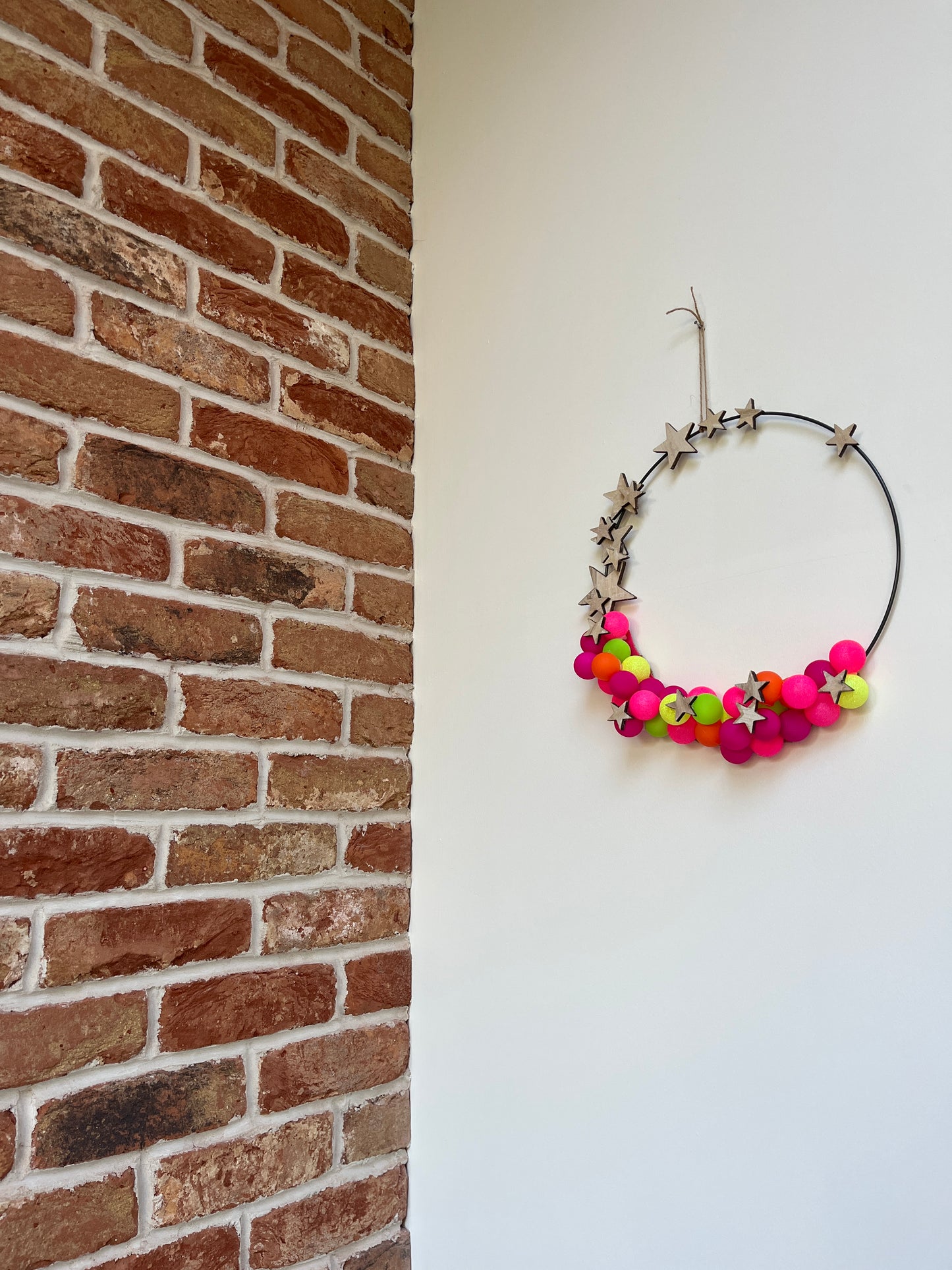 Crazy happy wreath