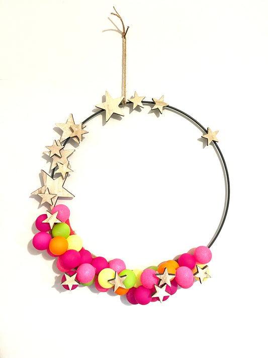 Crazy happy wreath